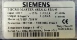 Siemens 6SE3112-8BA40